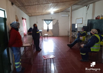 Se realizaron charlas sobre adicciones en localidades del interior de Rio Negro.