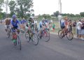 Fue reinaugurada la pista de ciclismo del Polideportivo Juan B. Tiscornia.