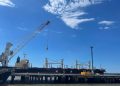 Trabajadores portuarios preocupados por la situación del Puerto de Fray Bentos.