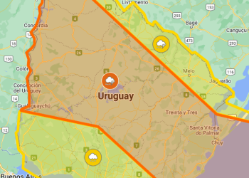 Rio Negro bajo alertas meteorológicas.