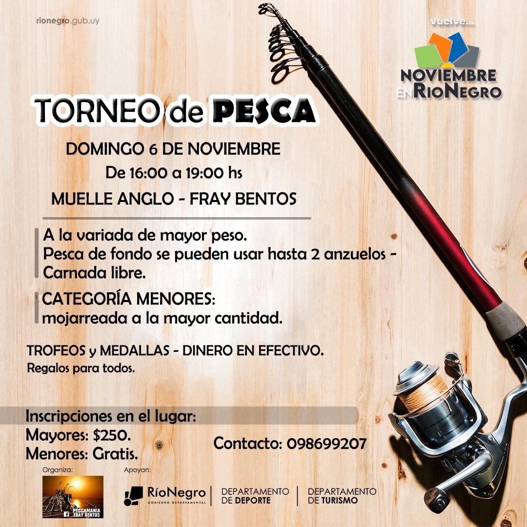 Torneo de pesca en Muelle del Anglo.