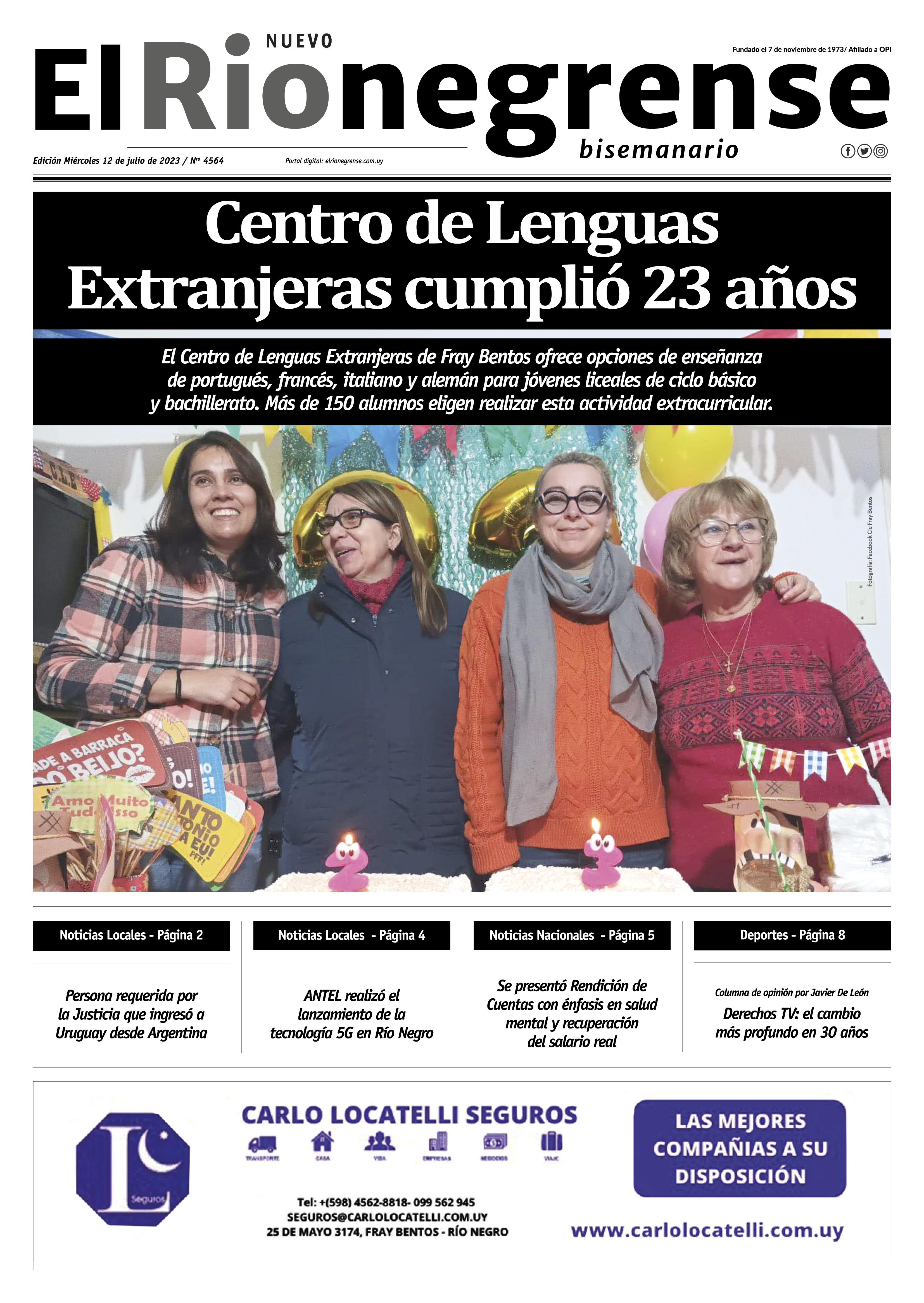 Centro de Lenguas Extranjeras cumplió 23 años.