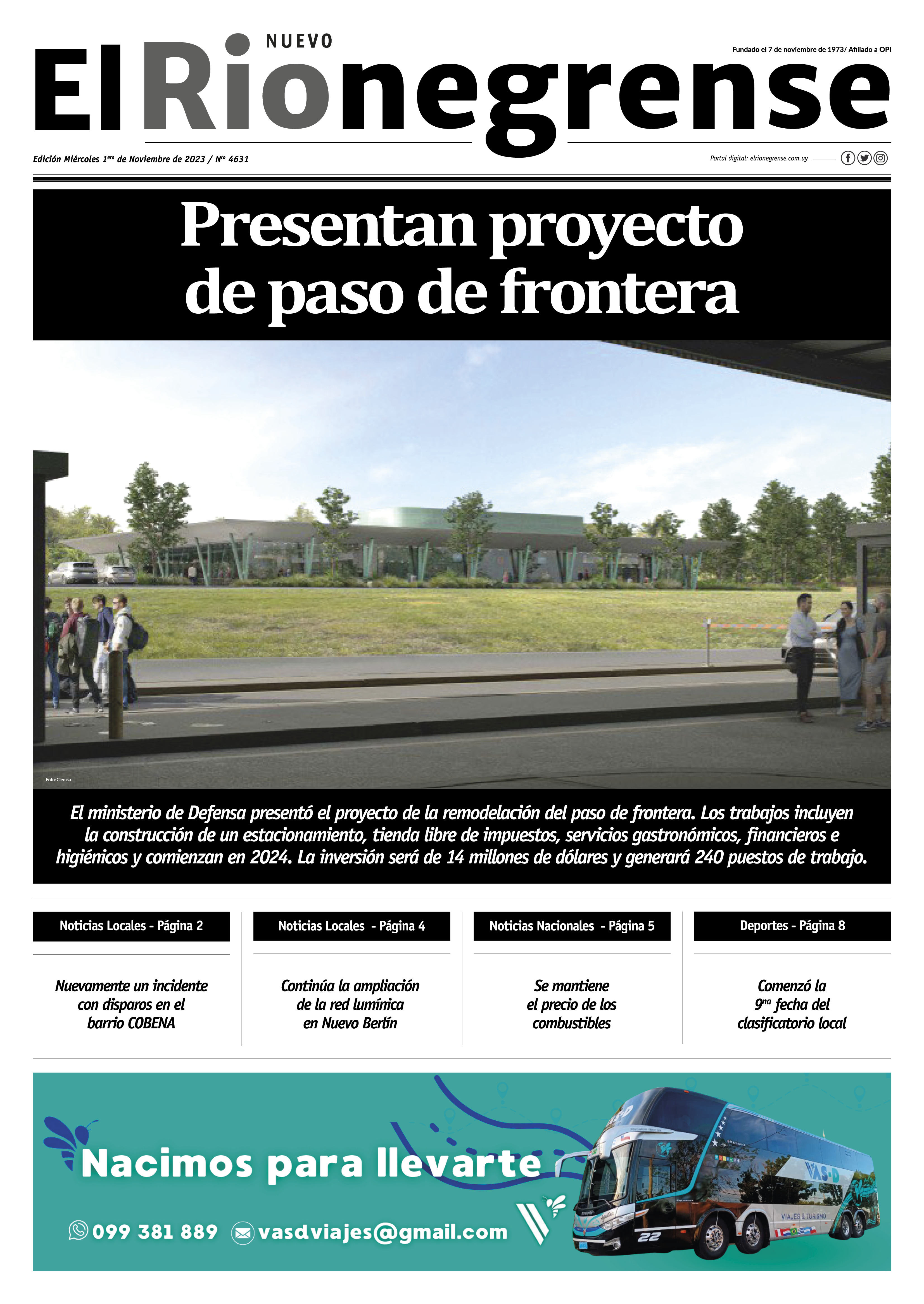 Presentan proyecto de paso de frontera.