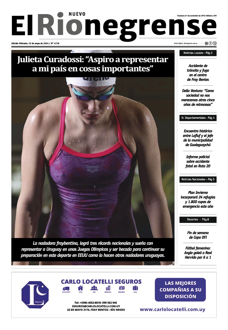 Julieta Curadossi: «Aspiro a representar a mi país en cosas importantes»