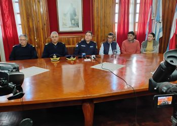 Jefatura de Policía de Rio Negro realizó conferencia de prensa para informar sobre condena a coautor de homicidio en Fray Bentos.