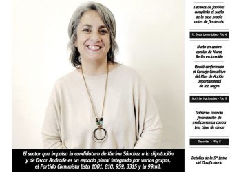 Presentaron lista 1916 del Frente Amplio en Río Negro.