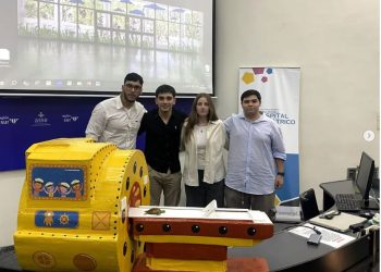 Alumnos de UTEC crearon resonador lúdico para el Pereira Rossell.