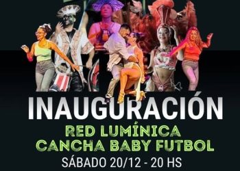 Inauguración de la red lumínica de la cancha “Cecilio Amarillo”