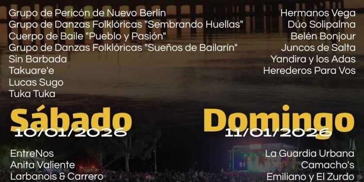 Nuevo Berlín se prepara para vivir la 22.ª edición del Festival Desde la Costa