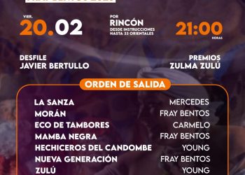 Todo pronto para el Concurso Regional de Llamadas este viernes en Fray Bentos