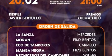 Todo pronto para el Concurso Regional de Llamadas este viernes en Fray Bentos